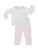 JACKY Nachtkledij  rosa / zwart / wit