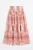 Patroon Hoge Taille Midi Rok