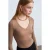 Slim Fit V-hals Lange Mouw Top