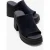 Nola Leer Platform Mules (Women)