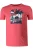 Marvelis Casual T-Shirt ronde hals baksteenrood, Bedrukt