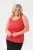 KAFFE CURVE Top ‘KCCarina’  rood