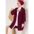 Geknoopte V-hals Jacquard Cardigan