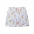 Swim Essentials zwemshort met all over print wit/blauw/bruin
