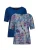 Goldner Shirt  neonblauw / donkerblauw / grijs / pink