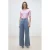 Suncoo high waist wide leg jeans light blue denim