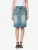 KOROSHI Rok  blauw denim