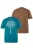JP1880 Shirt  blauw / bruin / wit