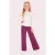 B.Nosy wide leg pantalon met glitters – roze