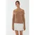 Off-shoulder trui met knoopdetails