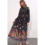 Gebuttonde Maxi Jurk met Ronde Hals en Tailleband