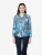 KOROSHI Blouse  blauw / lichtblauw / grijs / offwhite