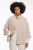 Rino & Pelle Cape Sabe with fringe details Kaki dames