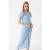 Textured Midi Breibej met Vierkante Kraag