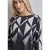 Street One Dames Jaquard overhemd in Blauw