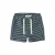 NAME IT BABY regular gestreepte casual short donkerblauw