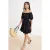 TRENDYOLMİLLA Dames Zwart Effen Kort / Mini Kort Skater Jurken