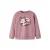 NAME IT MINI rechtvallende sweater met print – lila