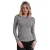 T-shirt warme lange mouwen en bootkraag voor dames Admas