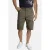 Jan Vanderstorm +FIT Collectie loose fit short HEIMERAM Plus Size olijfgroen