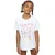 Harry Potter Katoenen T-shirt met uilenletters voor meisjes (Wit)