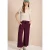7/8 High Waist broek met wijde pijpen in Loose Fit