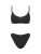 ZUBEK Badpak ‘Women’s Merino Wool Bikini Set – Black’  zwart