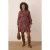 Trendyol Curve Dames Meerkleurig Effen Kort / Mini Lang Casual A-lijn Grote maten Jurk