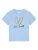 Watapparel Shirt ‘Self Love’  hemelsblauw / cognac / zwart