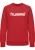 Hummel Sportief sweatshirt  rood gemêleerd / wit