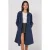 Lange Trenchcoat met Omgeslagen Kraag