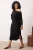 Trendyol Curve Dames Zwart Effen Maxi Lang Casual Bodycon Grote maten Jurk