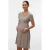 MAMALICIOUS zwangerschaps korte jurk beige