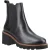 Hush Puppies Gaia Dames Zwarte Leren Chelsea Laarzen Met Hak