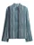 Adolfo Dominguez Klederdrachtjas  cyaan blauw / hemelsblauw / zwart