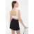 Mouwloze Ronde Hals Top met Rugdetail