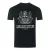 Aquascutum Large Bold London Aldis Brand Logo Black T-Shirt