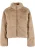 Urban Classics – Short Faux Fur Gewatteerd jack – L – Beige