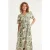 Smashed Lemon wikkeljurk met print – groen