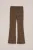 WE Fashion – Meisjes flared broek met glittergaren – Regular fit – Goud –