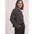 Shirt met lange mouwen, col en patroon