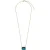 OTAZU Lady Di Necklace Blue Zircon
