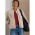 Blouson met wol-look en ritssluiting