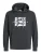JACK & JONES Sweatshirt  antraciet / wit