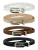 ABOUT YOU Riem  beige / cognac / zwart / wit