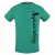 Aquascutum verticaal logo groen T-shirt