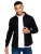 Enzo | herenovershirt met textuur – zwart