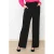 LOLALIZA wide leg high waist pantalon zwart