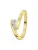 Lucardi Ring  goud / transparant