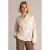 Yest gebloemde blouse met borduursels – beige